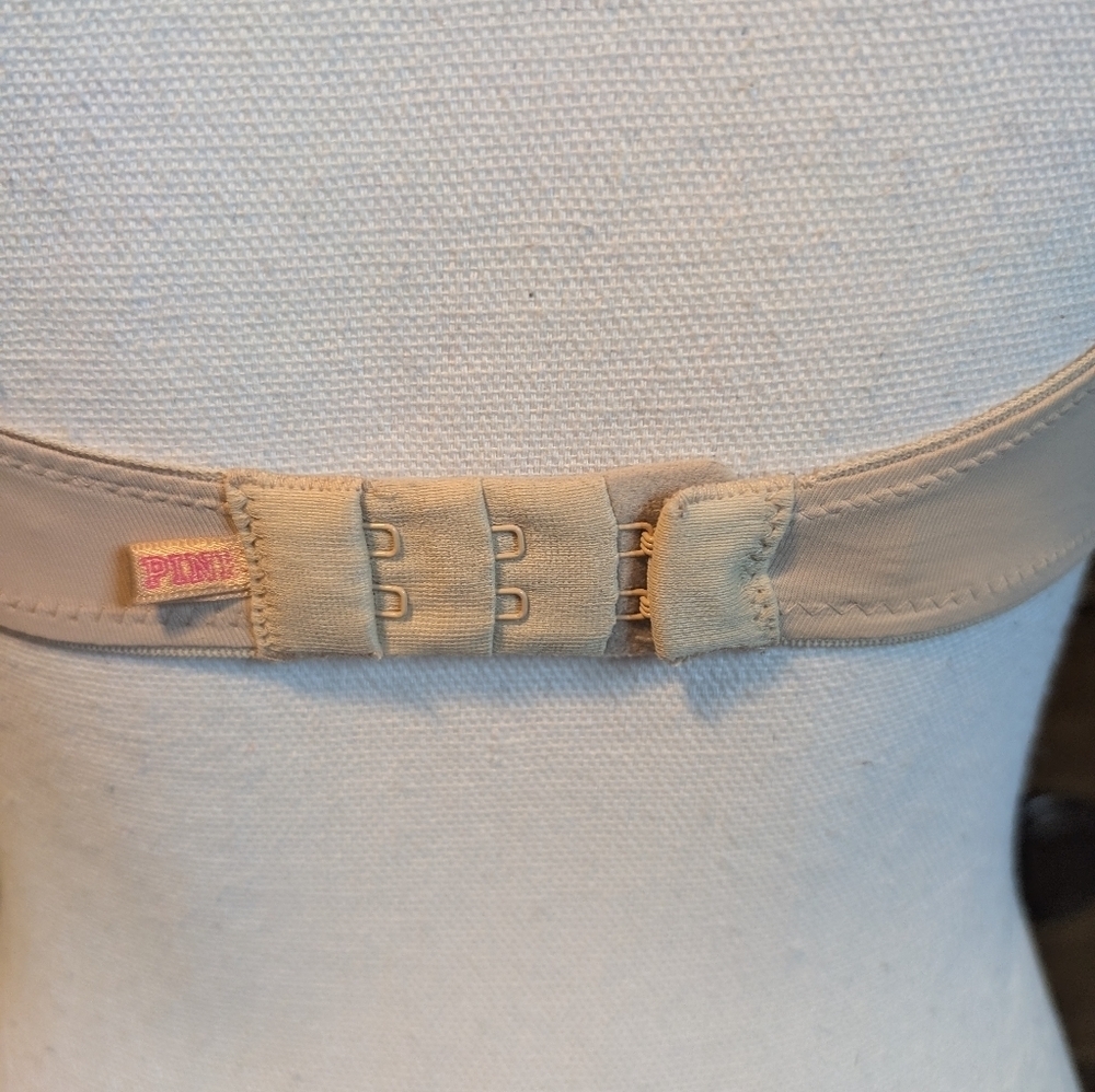 PINK VICTORIA'S SECRET Everyday T-shirt Bra Nude SIZE 32D - Picture 7 of 12